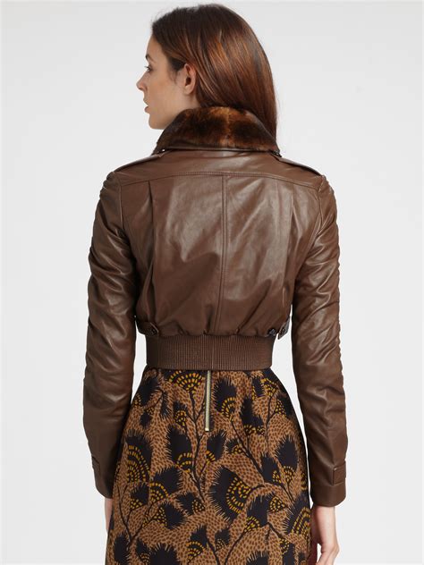 burberry leather jacket online|burberry bomber jacket women's.